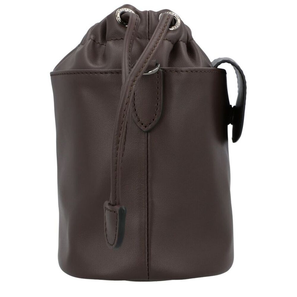 Longchamp Le Pliage Xtra Xs Leather Bucket Bag, Brown - Picture 3 of 5
